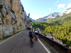 climbing Independence Pass