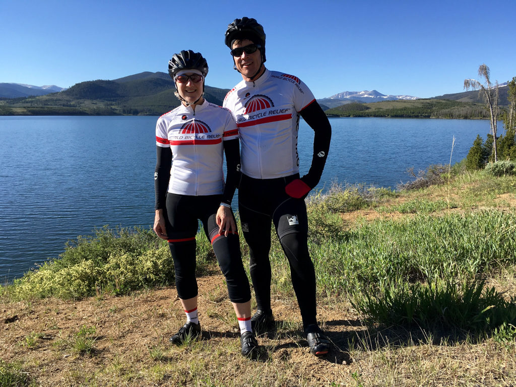 Rob and Allison - Two riders on Team WBR