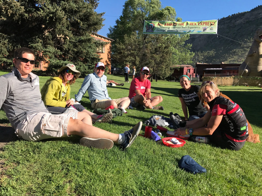 Team WBR enjoying some together time in Durango